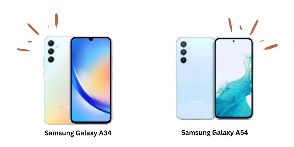 Samsung Galaxy A54 vs A34